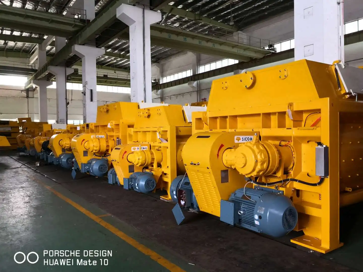Economy type concrete machinery sicoma MAO2250/1500 cement twin shaft machine concrete mixer for sale