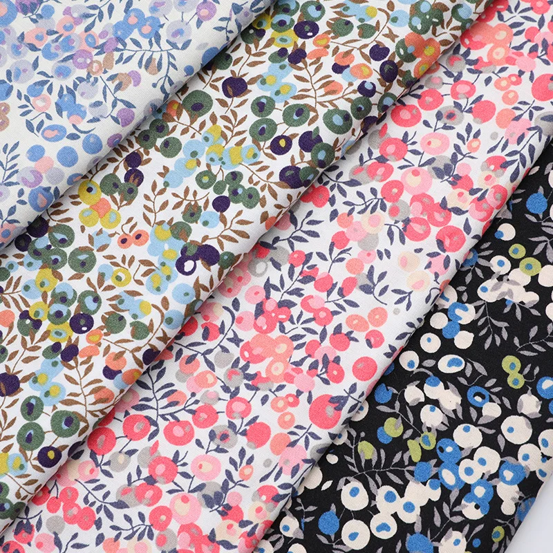 Custom Printing Plain 100% Cotton Poplin Digital Printed Cotton Fabric Stock Printed Cotton Poplin Fabric for garment