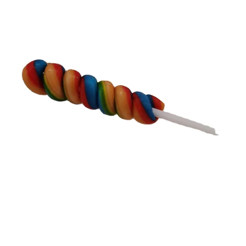 
hot sell rainbow twisty lollipop 