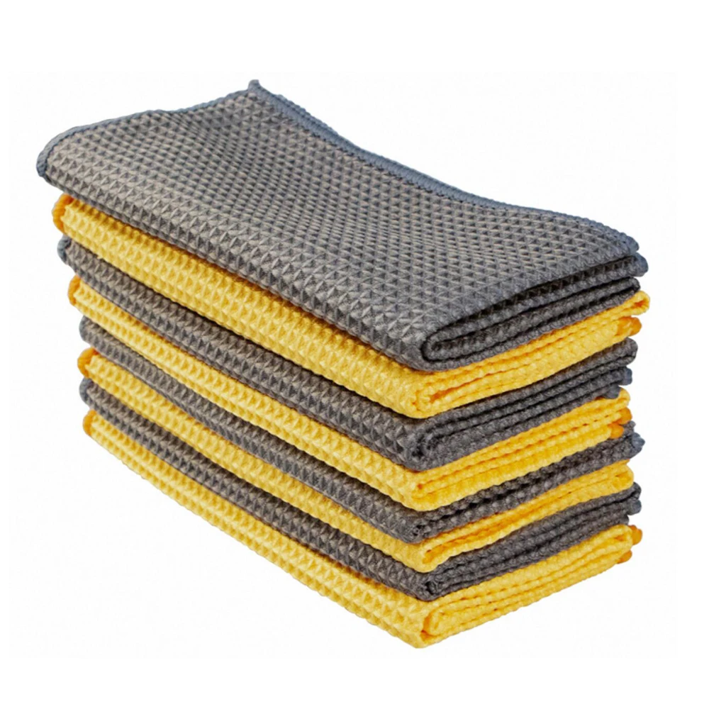 Master M71107 Waffle Weave 40x40cm 300GSM Fast Dry Car Lightweight And Scratch Free Cleaning Cloth Supplier Microfiber Towel