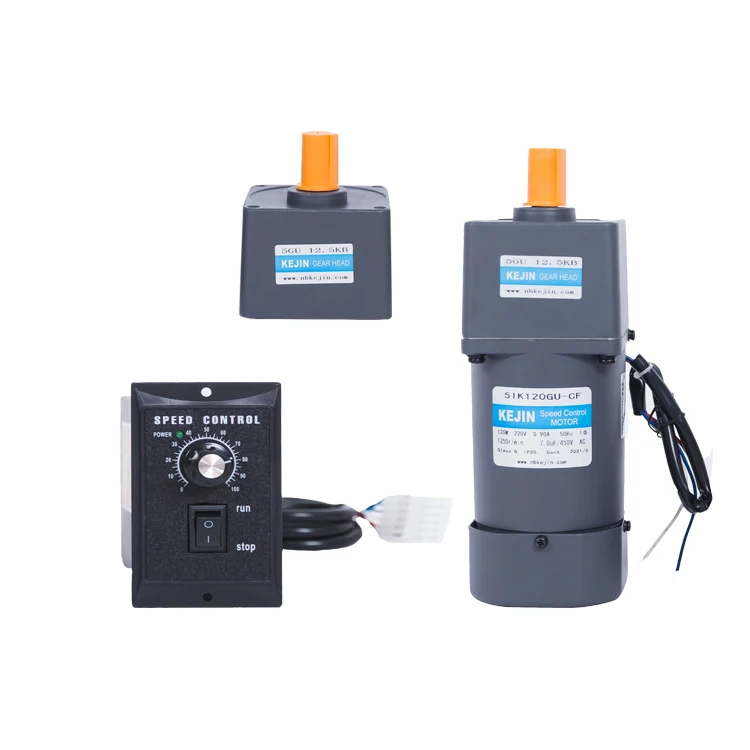 Factory Ac Induction Motor Gear Reducer And Speed Controller Single Phase Induction Motor Reducer