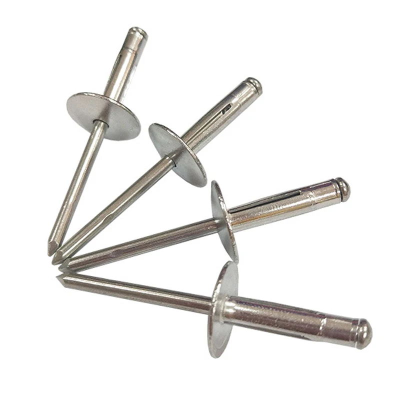 Cheap Price Tri Frim Aluminum Rivets With Black Painted Exploding Blind Rivet Tri-Fold Long Blind Rivet