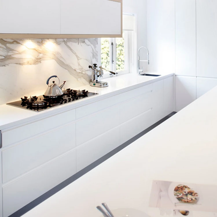 AIS_K260 l shaped modular kitchen designs lacquer kitchen cabinet poland