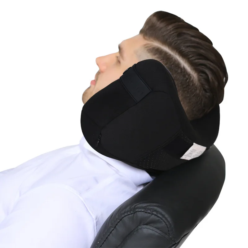 Customise Twist Cheap Wholesale Memory Comfort Car Seat Round Adjustable Sleeping 2 In 1 Neck Pillow