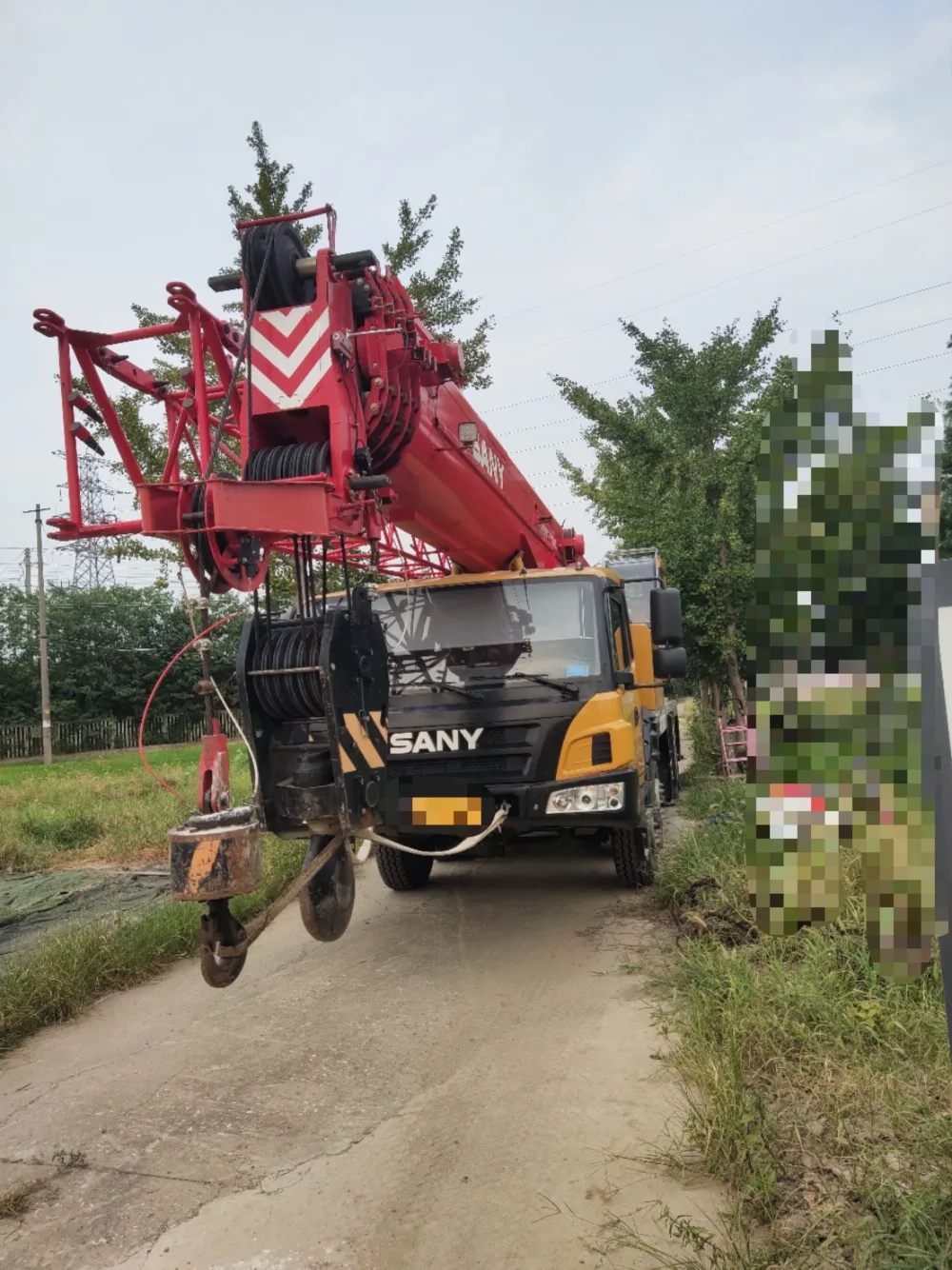 Used Sany STC500V 50 Tons Truck Crane Secondhand with Hangfa Engine Pump Motor Bearing Gearbox