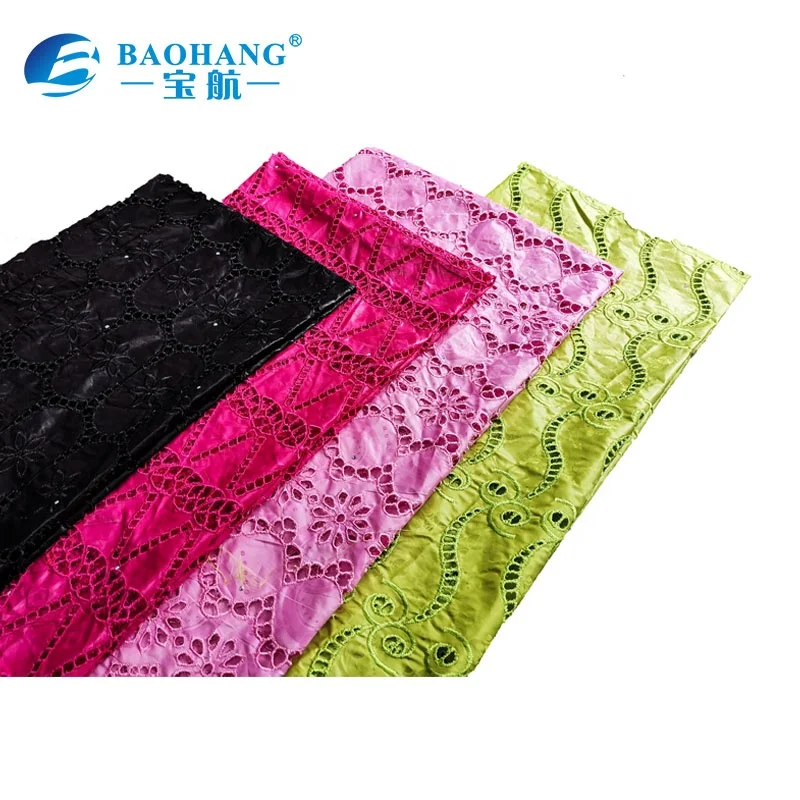Best Design embroidery african bazin lace with bead 5yards +2yards net lace fabric