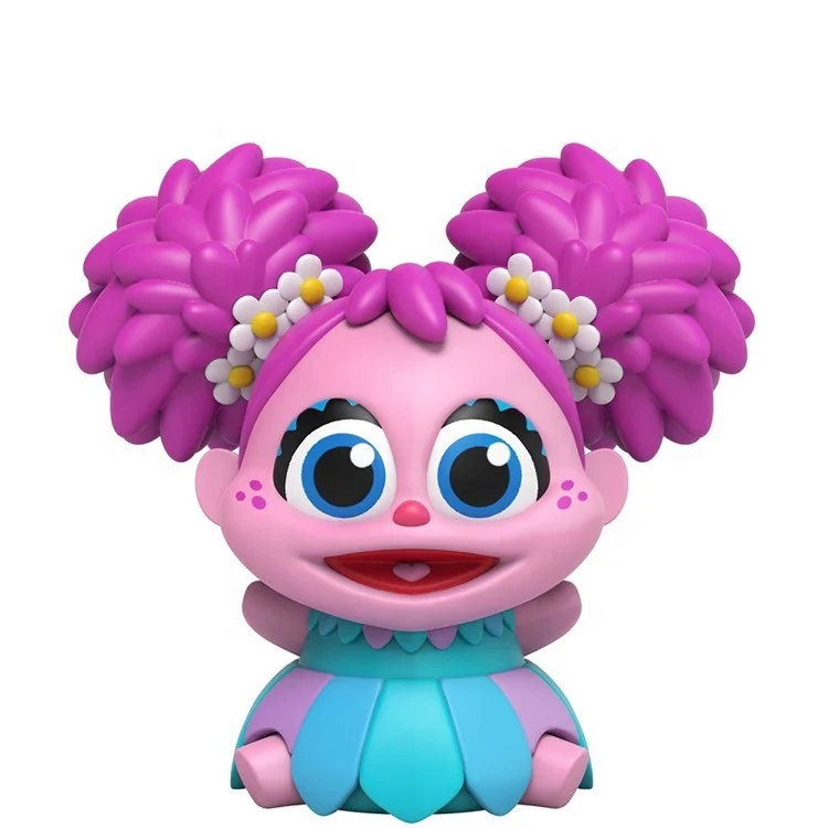 Manufacturer lovely room ornaments Sesame Street mystery box figure sitting series pvc plastic toys lucky blind box