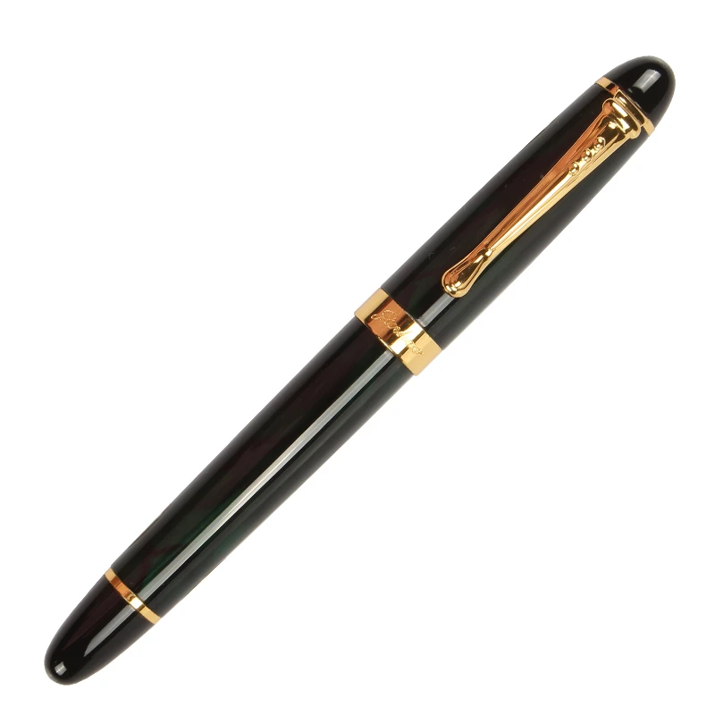 JinHao Фирменная перьевая ручка с золотой шариковой ручкой рекламная шариковая