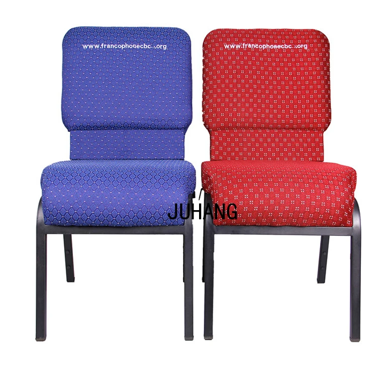 Foshan JUHANG factory wholesale Stacking Used Metal Church Chair