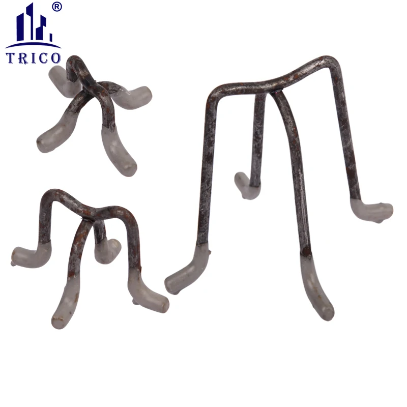 Foundation Concrete Forming Rebar Metal Chair Individual High Chair/Slab Bolster Upper/Rebar Double Rod Chair