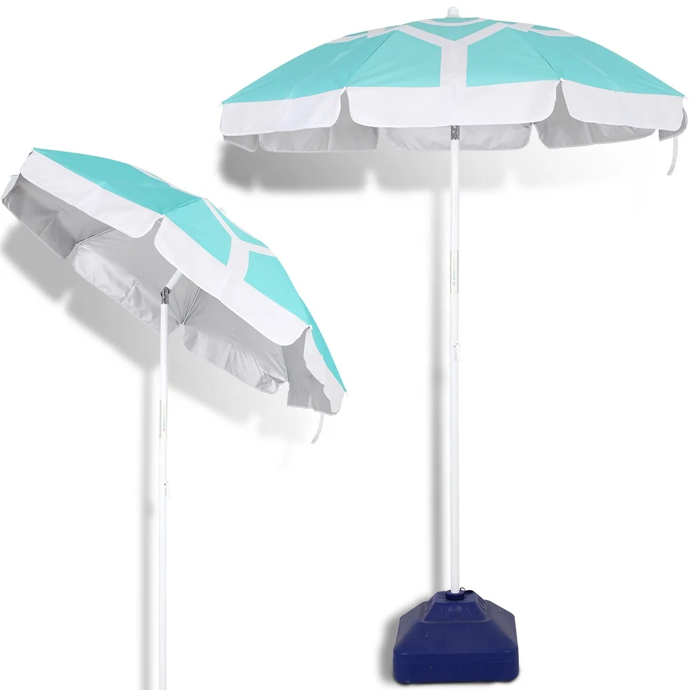 High Quality Customized  Anti-UV Sun Umbrella Free Sample Outdoor Potable  Parasol Beach Umbrella