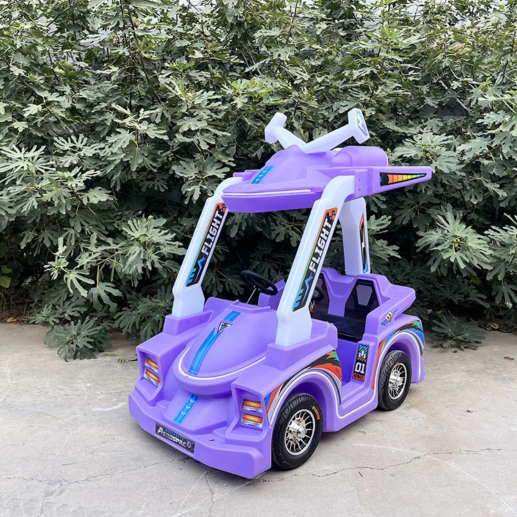 2024 Wobeiqi Newest China Supplier Kids Zoo Kids Electric Bumper Car Led Light Mech Aircraft Bumper Car