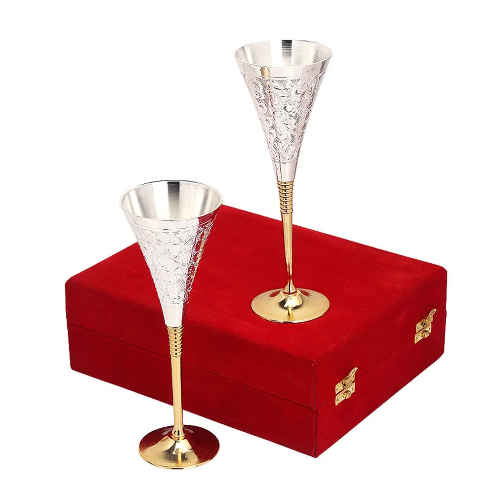 Wedding Royal Gifts Goblet Set of 2 with Gift