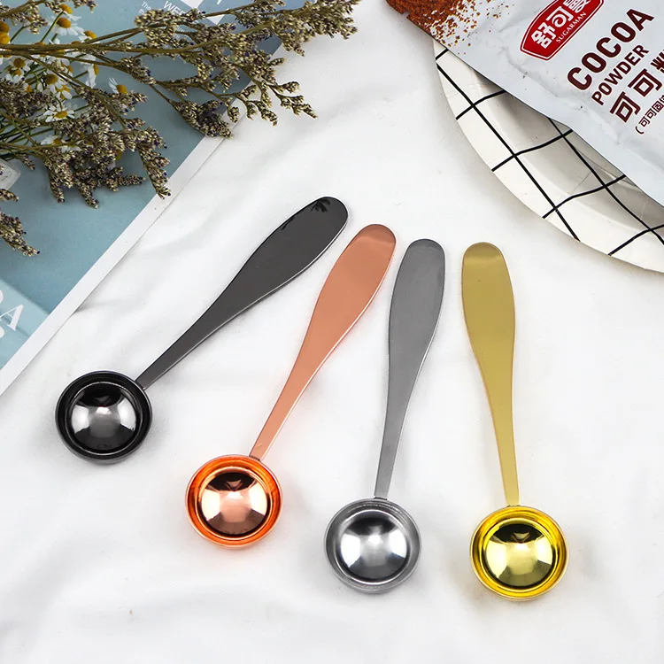 Food-Grade Steel Matcha Measuring Spoon Accurate Tea power scoop Perfect for a Serving Size  Stainless Steel Scoop