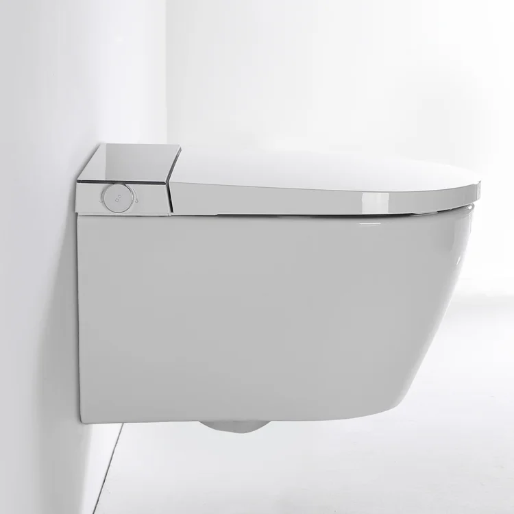 Automatic slim design new durable watermarked smart toilets smart wc toilet wall hung toilet