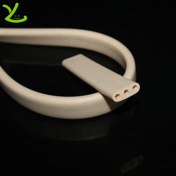 Custom three lumen silicone pipe food grade silicone rubber hose tube