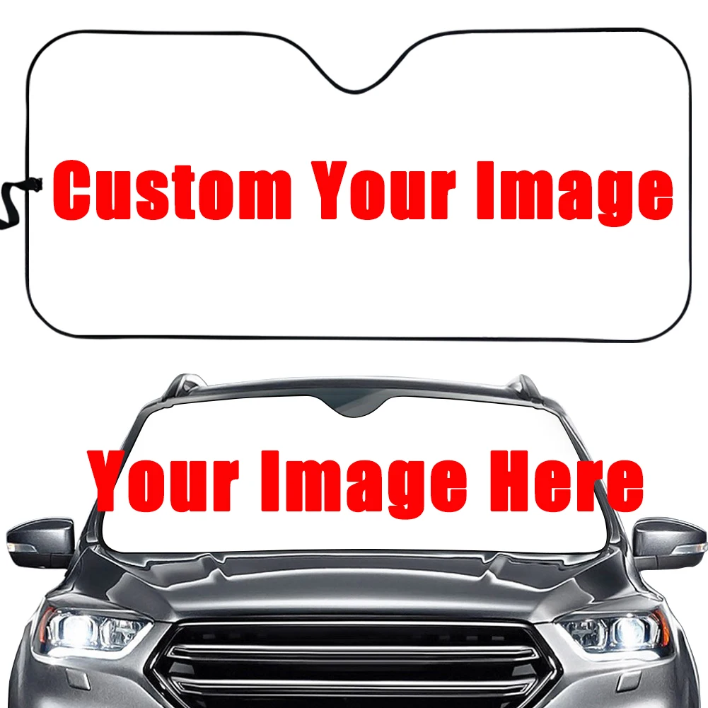 New Arrival Front Car Window Sunshade Wolf And Dream Catcher Theme Print Visor Universal UV Protect Auto Car Windshield Sunshade