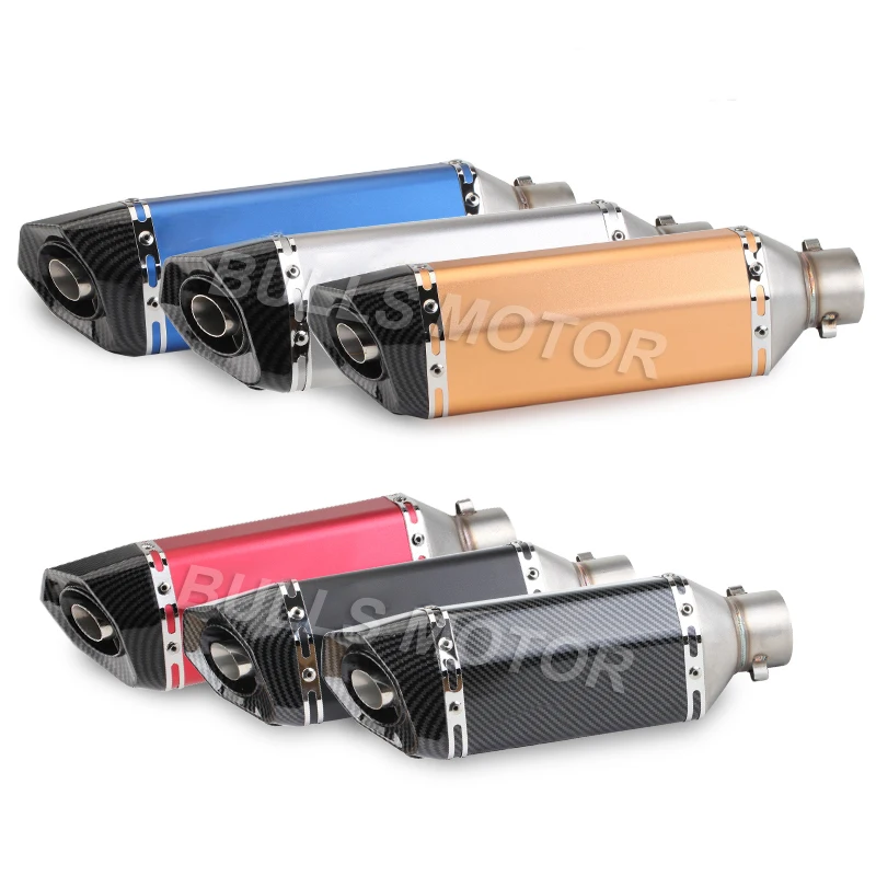 China Motor Manufacture Motorcycle Exhaust Muffler For CBR500 MT15 TRK502X Moto Racing Escapes Pipe With DB Killer Silencer GP