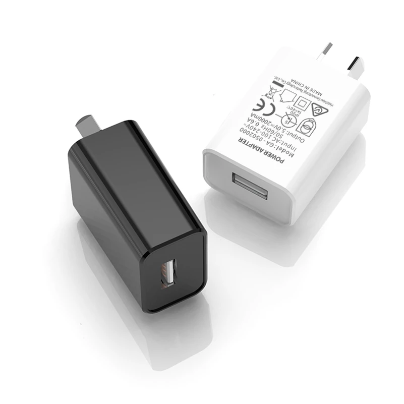 Logo Customized AU plug 5v 2a Excellent SAA Certified Wall Charger Super Fast Usb Chargers Australia Mobile Phone Power Adapter