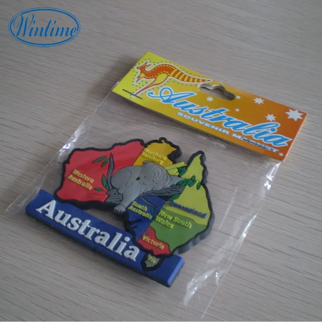 factory supply promotion 3d Australia fridge magnet