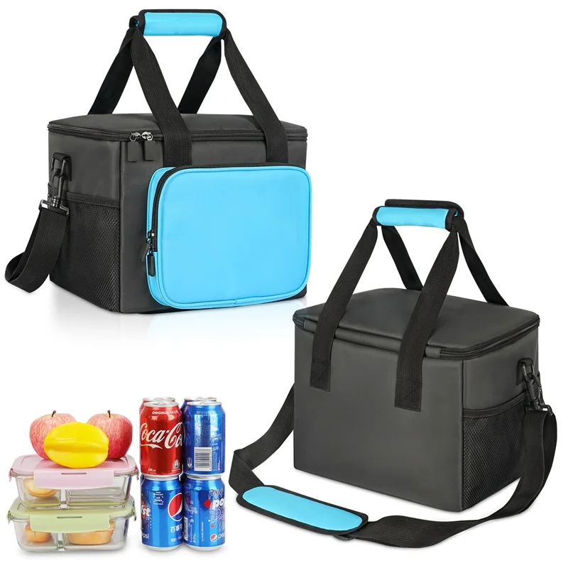 Food Delivery Bag Aluminium Heated Pizza Coffee Thermal Insulated Cooler bag