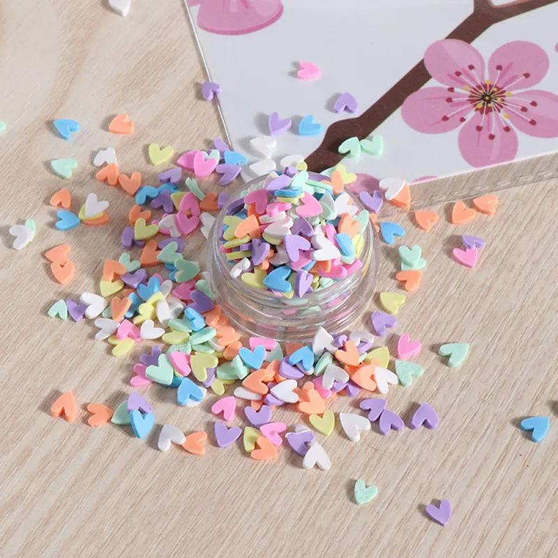 hot sale Mixed Colorful Clay Candy Sweet Sugar Sprinkles,for Nail Art Phone Case DIY Crafts
