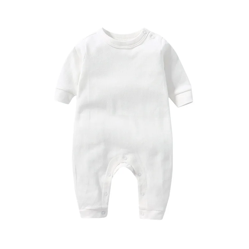 
factory supply organic cotton knitted newborn baby jumpsuit one piece 