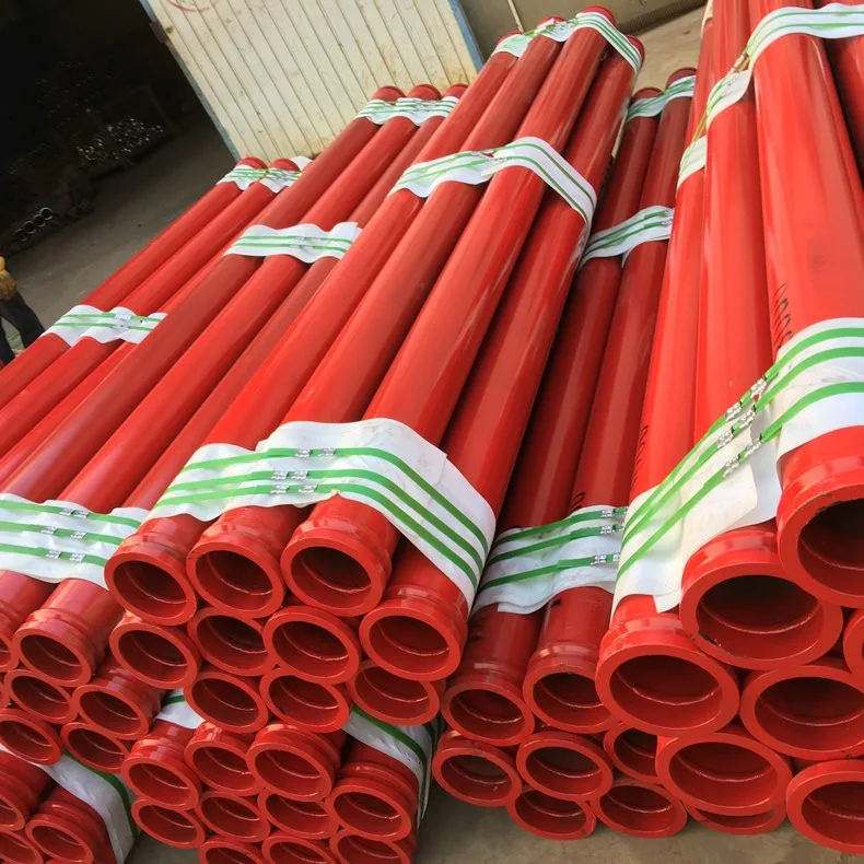 China Manufacturing ST52 Concrete Pump Straight Delivery Pipes DN125 for Cifa Schwing Concrete Truck Pumps
