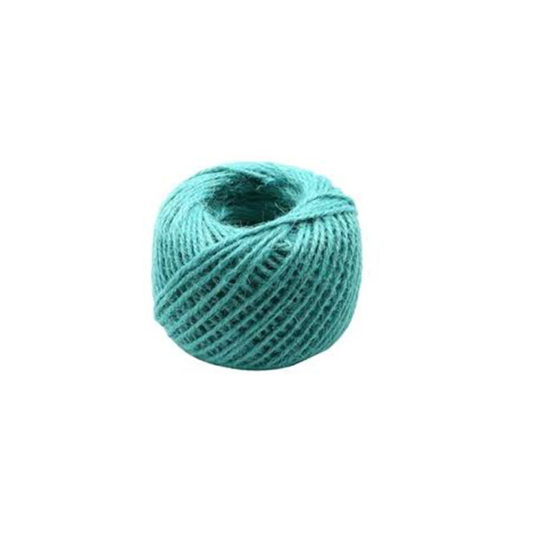 Нить из рафии, джутовая веревка для сумок, витые ремесленные веревки, шнур в коричневом цвете для изготовления своими руками