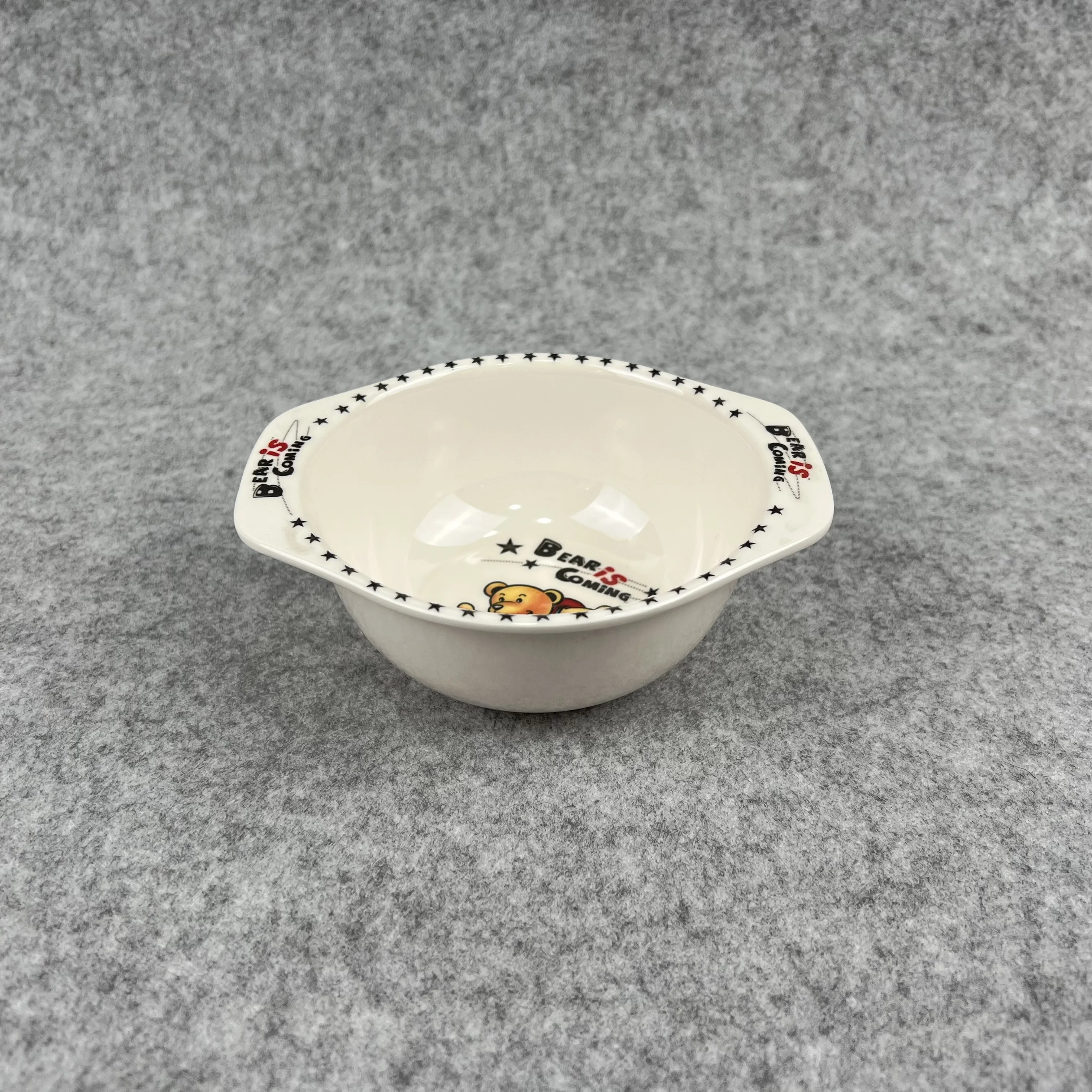 melamine kid bowl custom design OEM child serving bowl plastic dinner lovely rice bowl