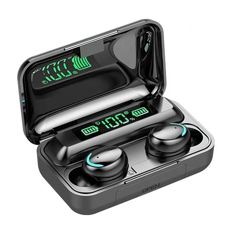 2022 New F9-5C TWS Digital Wireless Earbud 9D Stere f9 5c wireless earphone headphone f9 5c wireless waterproof earphone