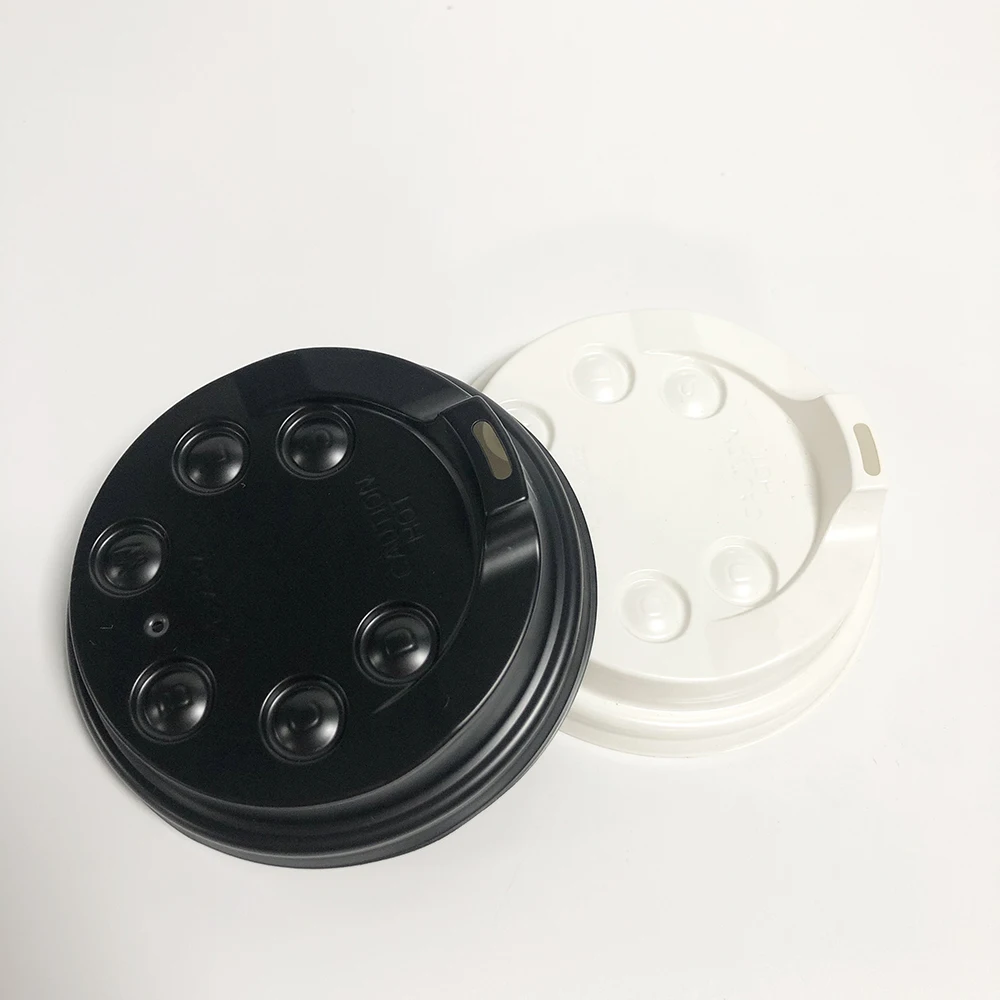 2-22oz Disposable Drinking Packaging Cover Plastic Smart Lids Cups Biodegradable PLA Coffee Cup Lid 1000pcs Accept CN;GUA Weipin