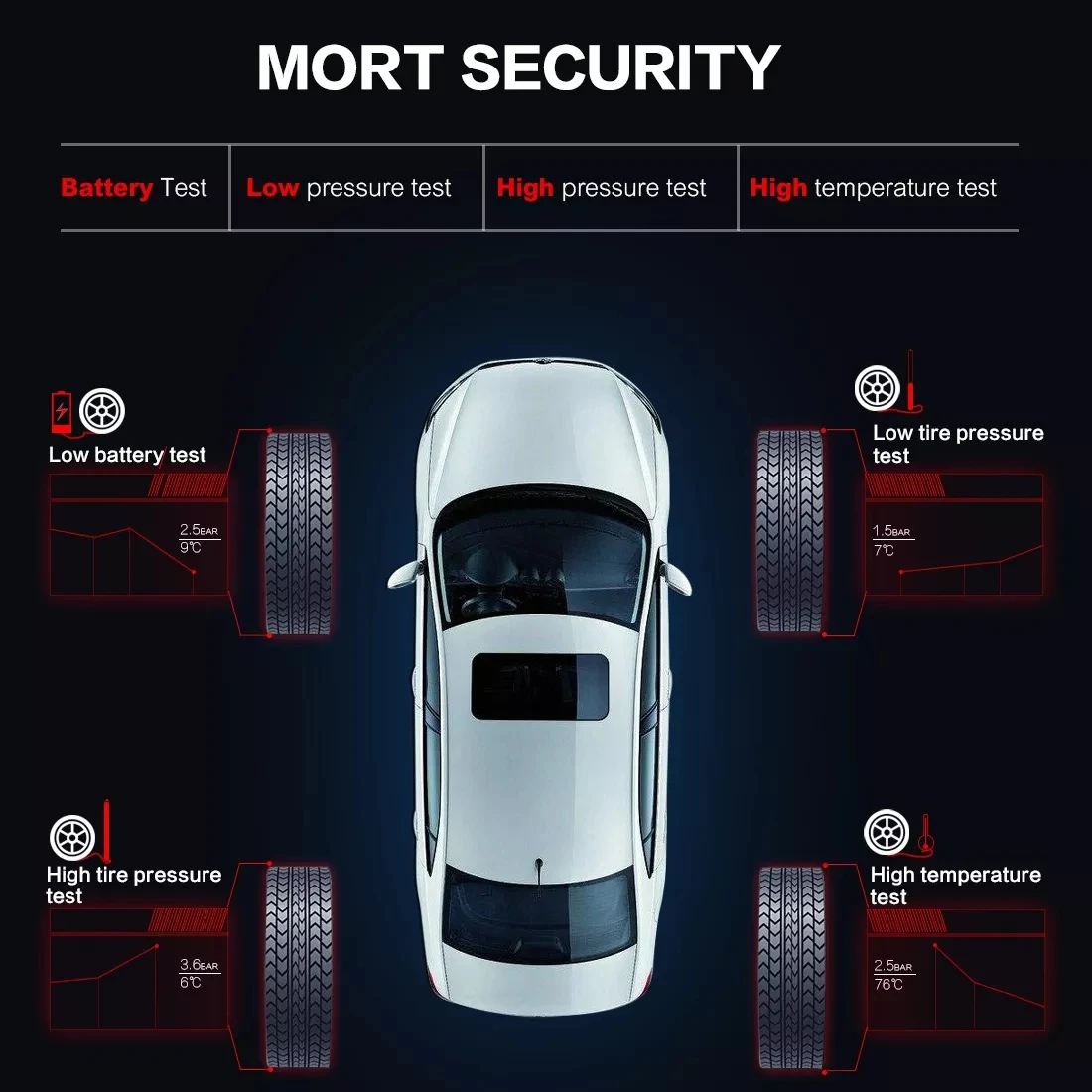 Autel OBD2 TPMS Programming Autel Maxitpms Autel TS501 TS508 TS508K Reset Tpms Diagnostic Scanner Tool With 8pcs Sensor
