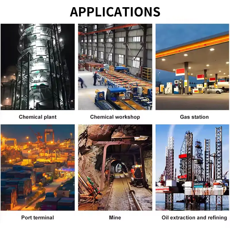 Emergency Function Explosion Proof Light Atex Led Linear Light Industrial 20W 40W 60W 75W Explosion Proof Linear Light