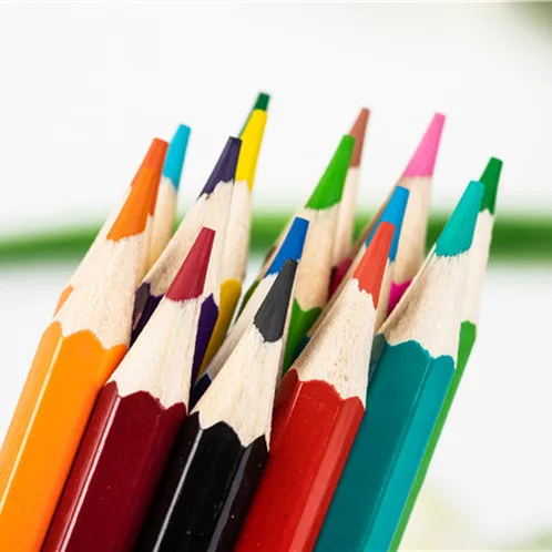 Factory selling wholesale good quality paper tube 12/18/24/36/48 color 3.0 lead wood colored pencil drawing