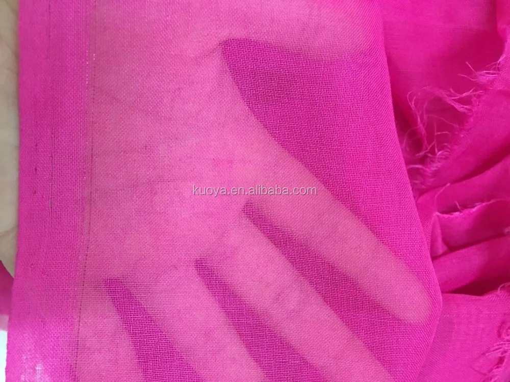 Pure polyester fabric 100% Polyester Fabric headscarf  fabric factory outlet Dyeing bleach grey cloth