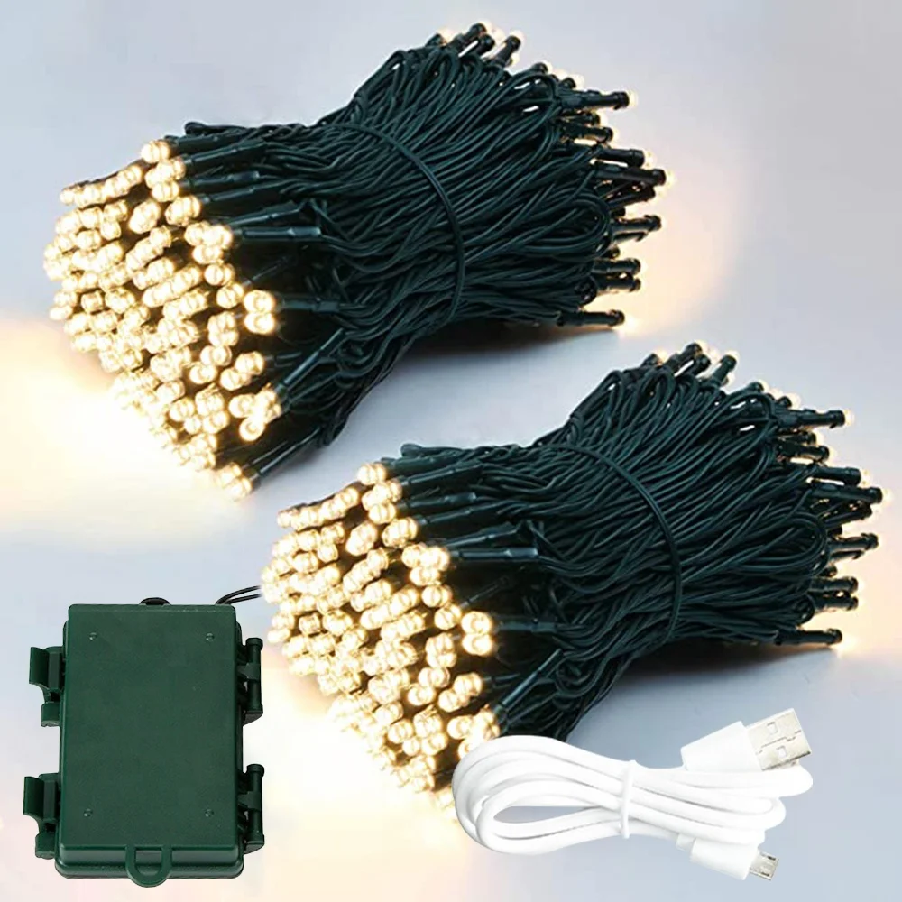 
Usb and Battery powered 2021 Colorful Led Christmas String Lighting Wholesale 12m Copper Wire Fairy Lights For room Decoratio 