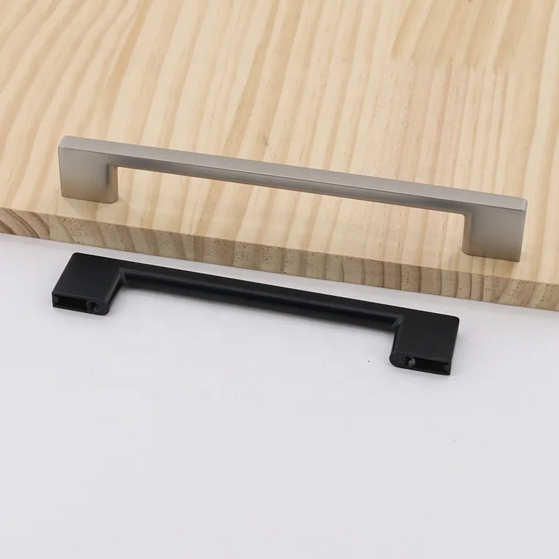 ULW Hot Sale Aluminium Black Classical Furniture Handle Furniture Hardware Antique Push Pull Door Handle