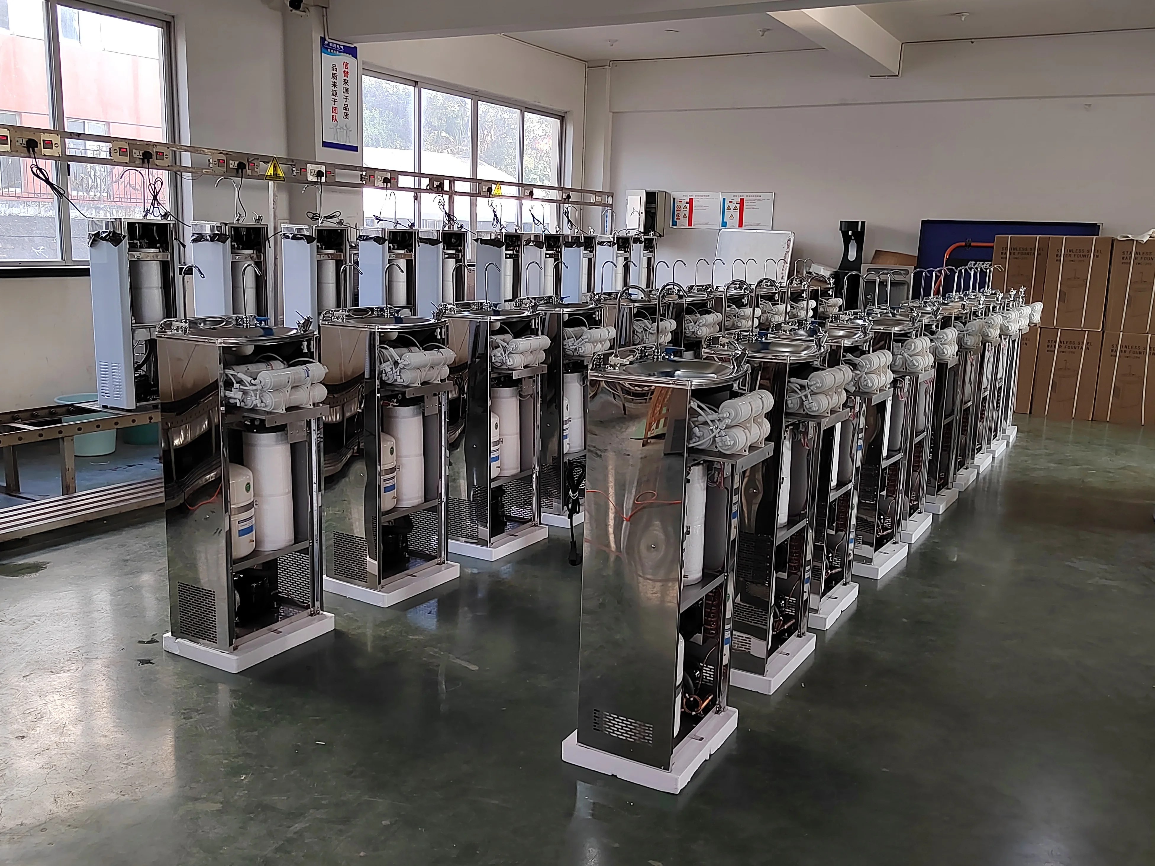 Reverse Osmosis Water drinking fountain school factory stainless steel water dispenser