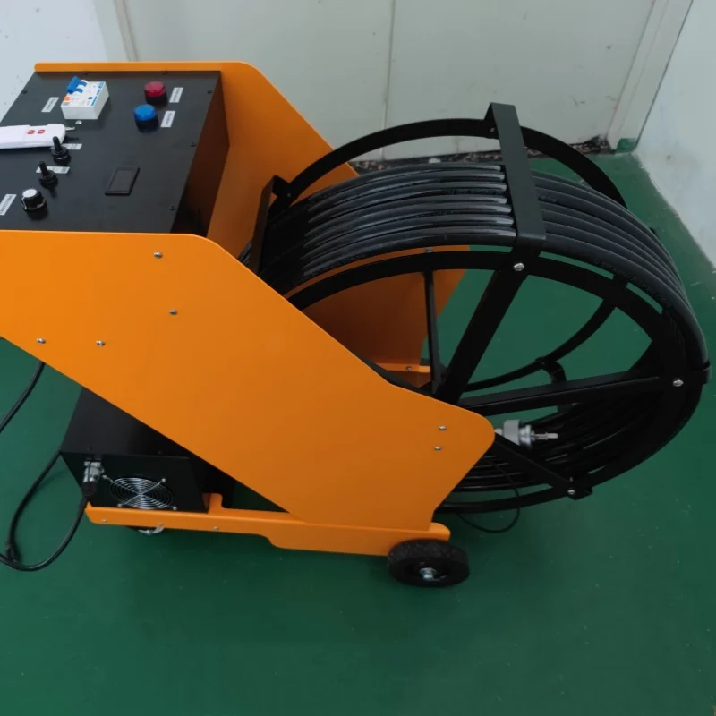 Grease duct cleaning machine electric air duct cleaner equipment for HVAC dust and greases removal