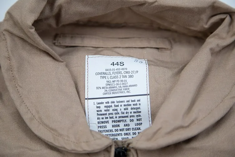 High Quality Personal Protection Equipment Work Clothes Nomex Pilot Coveralls 180gsm Flame Resistant Clothing