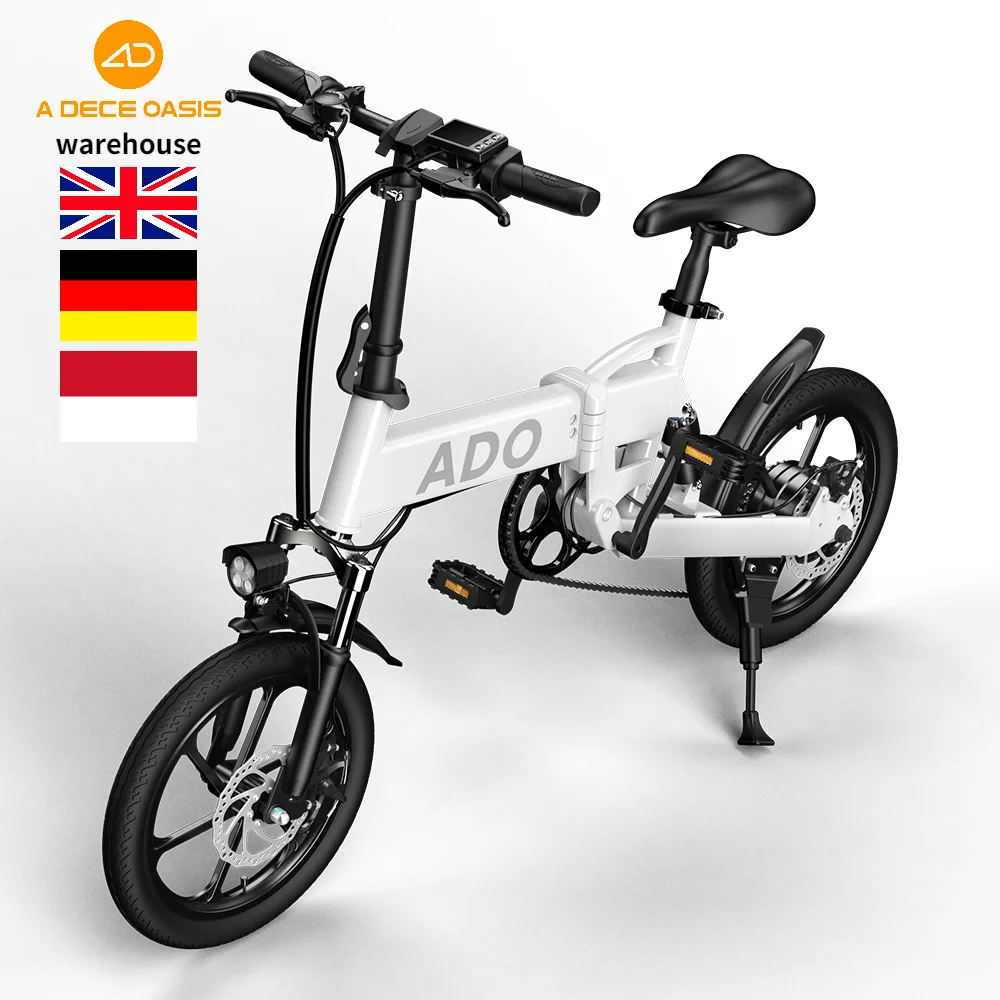 Fast Delievery To Door Ado A16 Electric Bike EU Mountain Folding Electric Bike China Ebike Soft Saddle