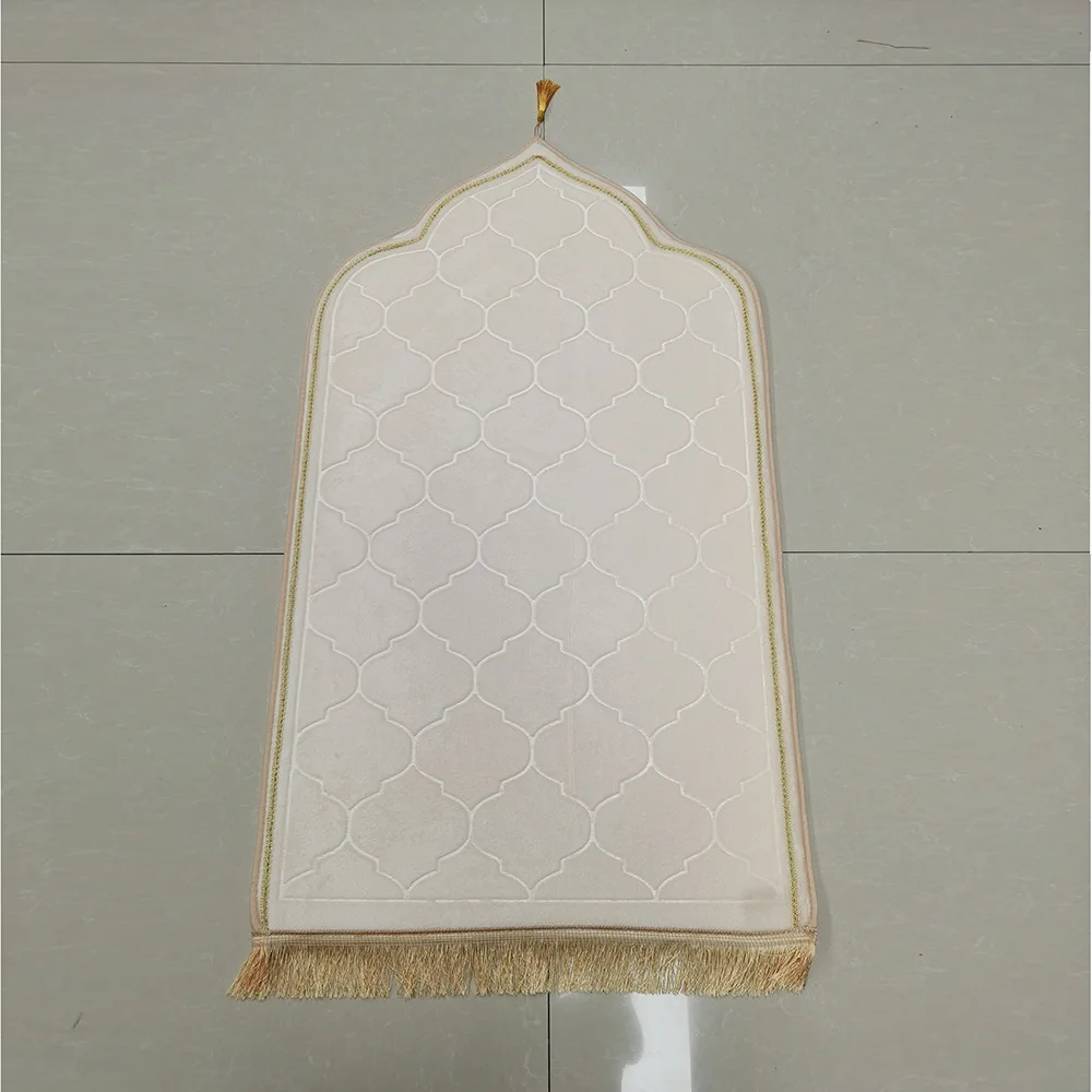 Muslim Islamic Prayer Mat Thick Foam Muslim Prayer Mat Islamic Prayer Rug Animal Print Polyester Modern Rectangle Kitchen Mats