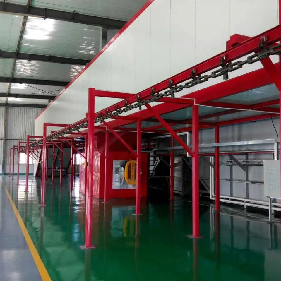 
Sheet metal Electrostatic powder coating line 