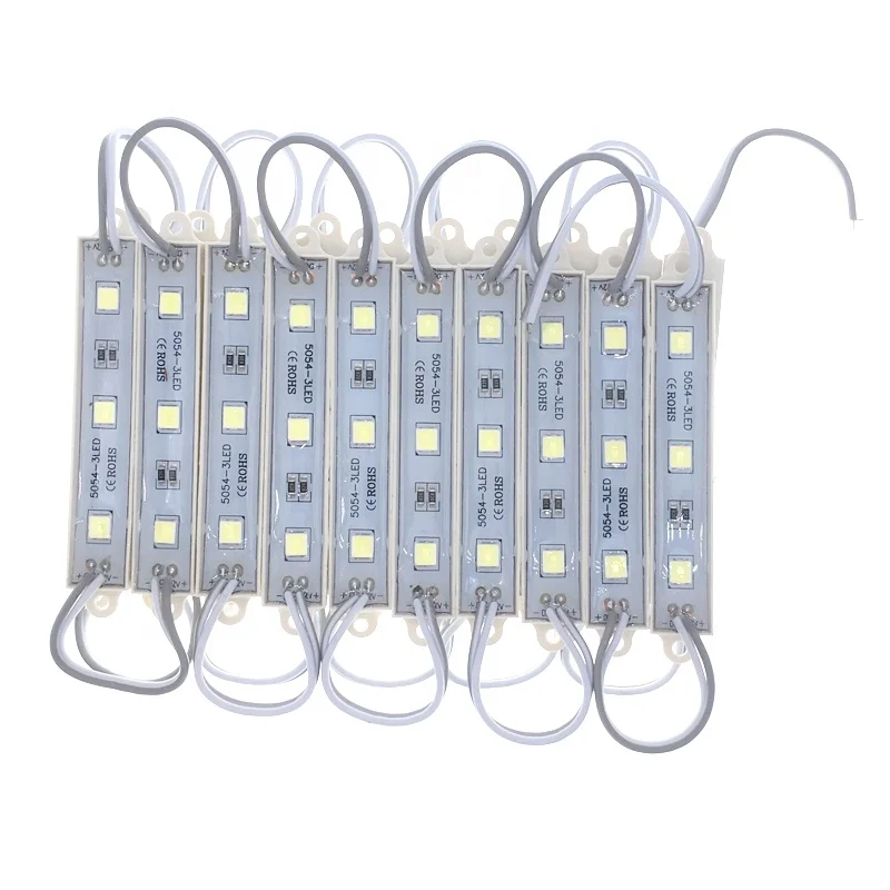 Заводская OEM низкая цена высокая яркость IP65 Smd 5054 3Led Ce Rohs светодиодные модули для рекламных знаков 0 75 w 5050 светодиодный