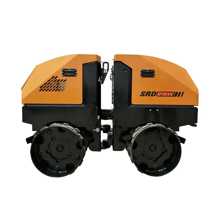 SHANTUI Mini 1.5 Ton Double Drum Road Roller SRD016W Mini Compactor Machine For Sale