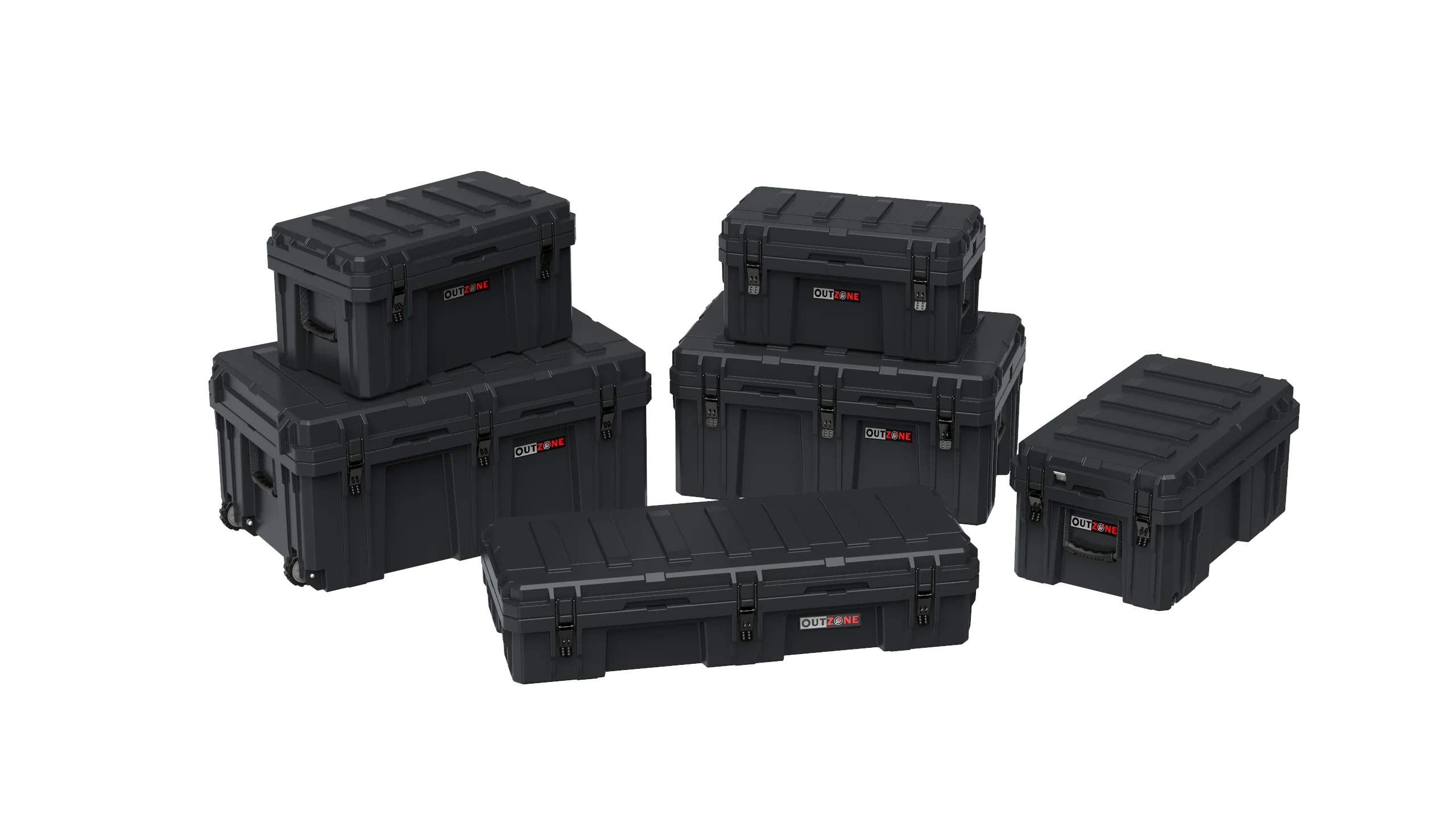 Wholesale high quality large LLDPE plastic toolboxes heavy machinery toolboxes