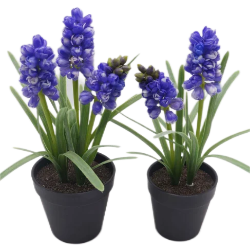 Small Artificial Plants Indoor Lavender Flowers Eucalyptus Succulents Plants Potted Faux Plants for Home Indoor Decor