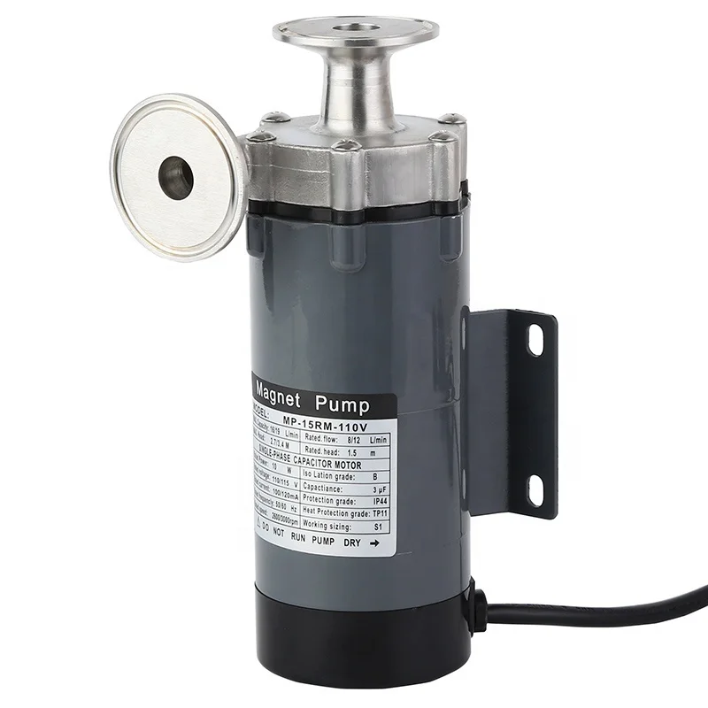 Hot Sale Home Brew Beer Transfer Pump Stainless Steel 304 Magnetic Drive Electric Food Grade Safe Use OEM Customizable for