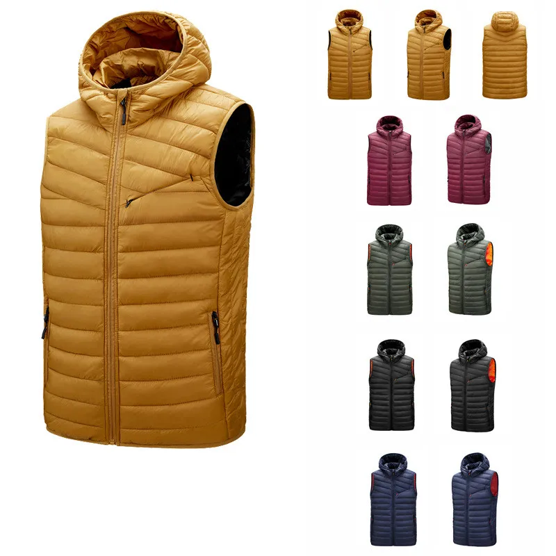 
Light weight vest street padded vest mens puffer vest 